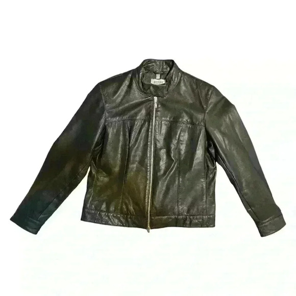 Vintage Helline Germany 100% Leather Women’s Motorcycle Biker Jacket EUR sz 40 - Picture 8 of 15